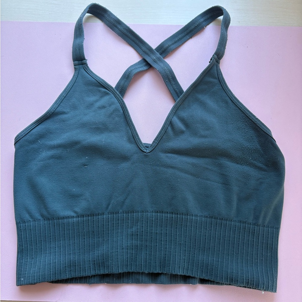 Free People Movement Cross-Back Tank - Teal